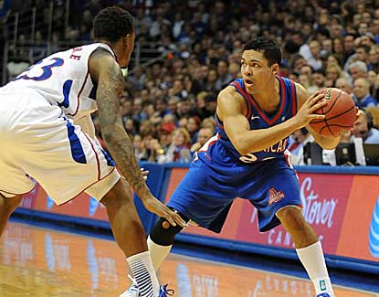 Kansas guard Ben McLemore scores nine points with three assists in a win over American. (US Presswire)