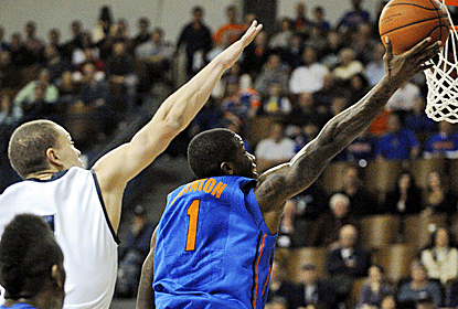 Kenny Boynton scores a career-high 28 points as Florida holds a 20-point lead for most of the second half.  (AP)