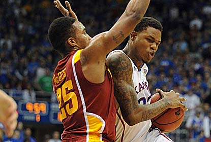 Freshman Ben McLemore, who scores a career-high 33 points, is 6 for 6 from 3-point range, including one to force overtime. (US Presswire)