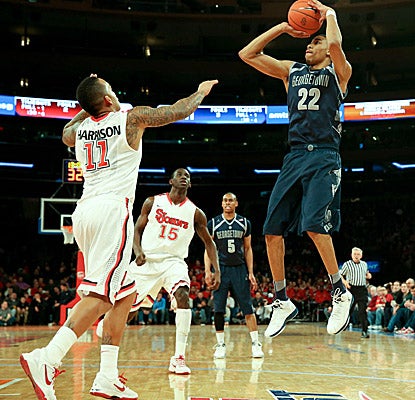 Super soph Otto Porter helps give the Hoyas a scoring boost, hitting for 19 points and grabbing 14 boards. (AP)