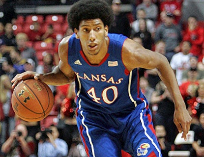 Forward Kevin Young scores 14 points and gives the Jayhawks a spark in the second half. (US Presswire)