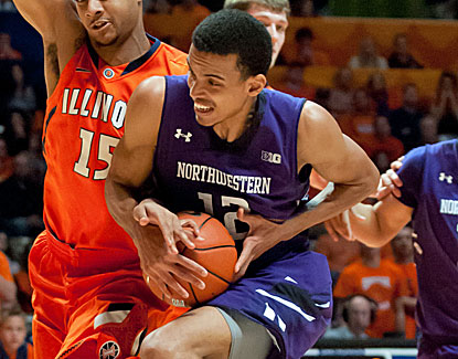 Jared Swopshire scores 12 points to go with six rebounds for Northwestern, which moves to 11-7 on the year. (US Presswire)