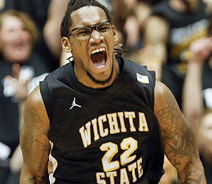 Carl Hall scores 17 points and 13 rebounds for Wichita State, which moves to 17-2 on the season. (AP)