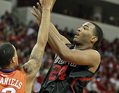 Freshman T.J. Warren scores 21 points and finishes 9-for-11 from the field with six rebounds in 25 minutes. (Getty Images)