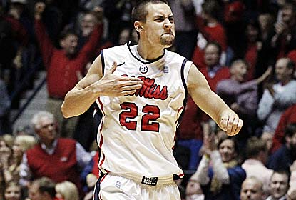 Marshall Henderson, the SEC's top scorer, hits six 3s on his way to 28 points for Ole Miss, 5-0 in the SEC for the second time. (AP)