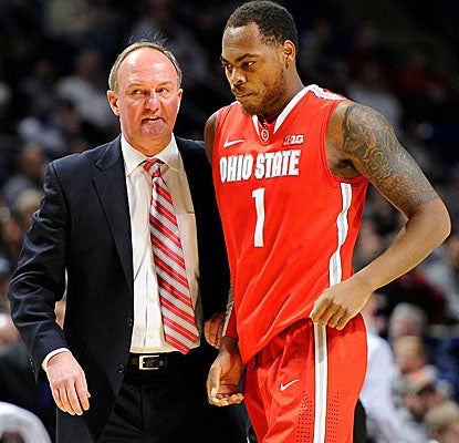 Deshaun Thomas scores 11 points for the Bucks, well below his Big Ten-leading average of 20.5. (US Presswire)