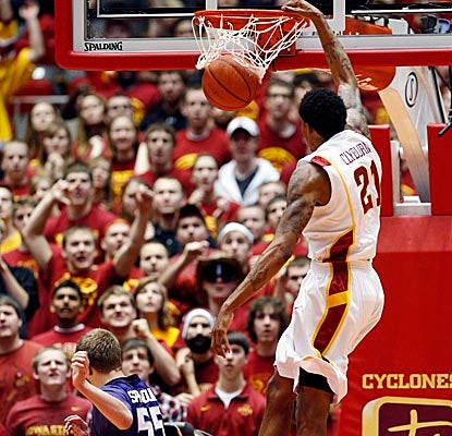 Senior guard Will Clyburn comes through with 24 points and 10 rebounds for the Cyclones, who upset Big 12 rival K-State. (AP)