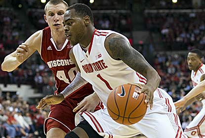 Deshaun Thomas, the Big Ten's top scorer, leads the Buckeyes in the victory with 25 points. (US Presswire)