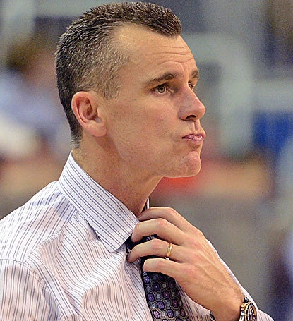 It was a relatively easy night for Billy Donovan and his Gators who, at one point, led by 40 points early in the second half. (AP)