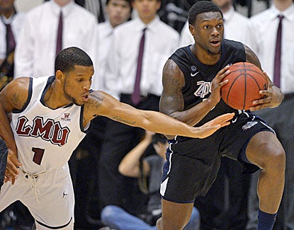 Gary Bell Jr. scored 15 points, including five of Gonzaga's season-high 13 3-pointers in the Zags' win over Loyola Marymount. (US Presswire)
