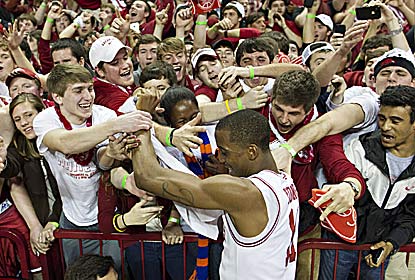 For Rashad Madden's Razorbacks, who haven't been to the NCAA tournament since 2008, this is a signature win. (Getty Images)