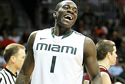 Enjoying their highest ranking since 1960, Durand Scott and Miami hold an ACC foe to 50 points or fewer for the fourth time. (Getty Images)