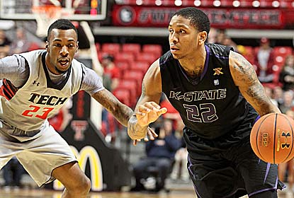 Rodney McGruder -- 6 of 11 from the field -- finishes with 18 points and nine boards for KSU, which outrebounds Tech 38-20. (AP)