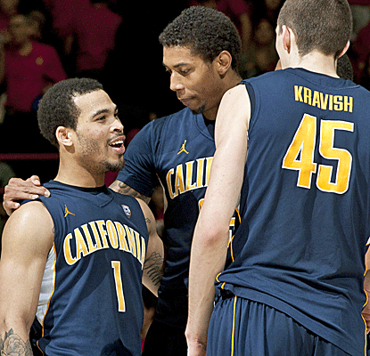 Justin Cobbs hits some big shots down the stretch as California knocks off No. 7 Arizona in Tucson. (US Presswire)