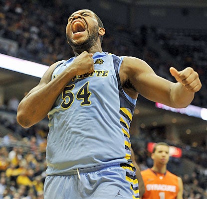 Davante Gardner explodes for a career-high 26 points. He finishes 7 for 7 and hits 12 of 13 free throws. (AP)
