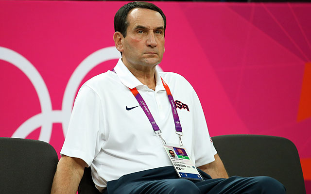 Krzyzewski led Team USA to gold in 2008 and 2012 along with a world basketball championship. (Getty Images)