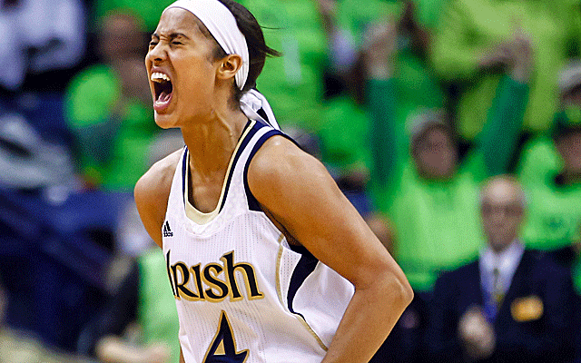 Skylar Diggins is fired up. (Getty Images)