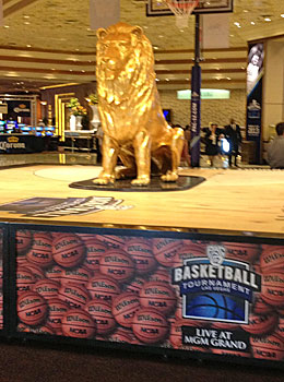The MGM Grand gives the Pac-12 a Vegas look. (Dennis Dodd)