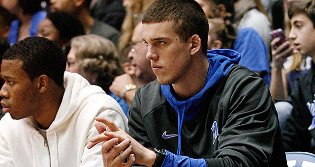 Plumlee scored just two points last season after injury setbacks limited his minutes. (USATSI)