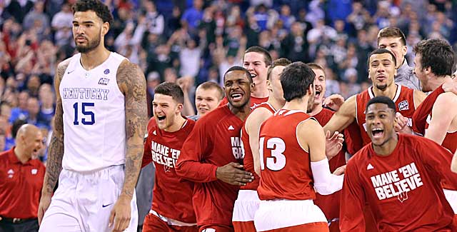 Willie Cauley-Stein walks off for perhaps the final time in a Kentucky uniform. (Getty Images)