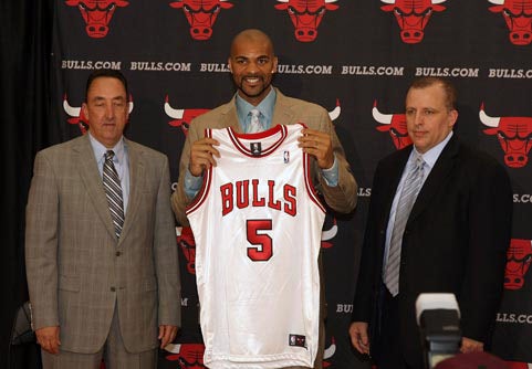 Free agent Boozer signed with Chicago on July 9.