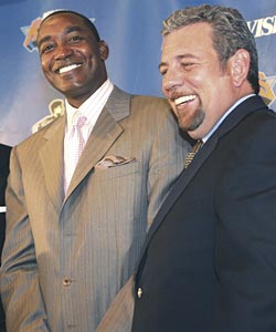Isiah Thomas must have something on James Dolan, how else can you explain Zeke's return? (Getty Images)