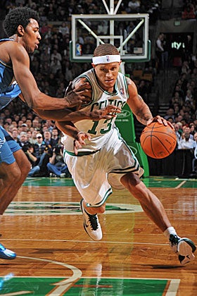 West's hard-nosed game was enough for the Celtics to bring him back. (Getty Images)