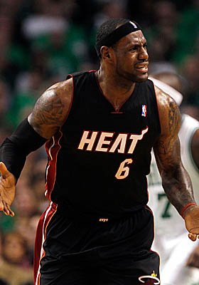 LeBron James' Heat lost their opener days after Nike released its new LBJ ad. (Getty Images)
