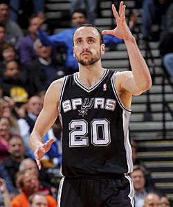 Manu and the Spurs are feeling it now, but a rough stretch awaits. (Getty Images)