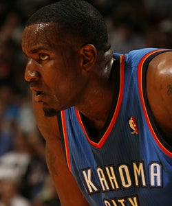 The addition of Kendrick Perkins has given the Thunder exactly what they were missing -- a backbone on defense. (AP)