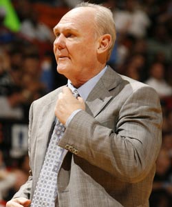 George Karl's ability to adjust on the fly has the Nuggets jelling in an unexpected way. (Getty Images)