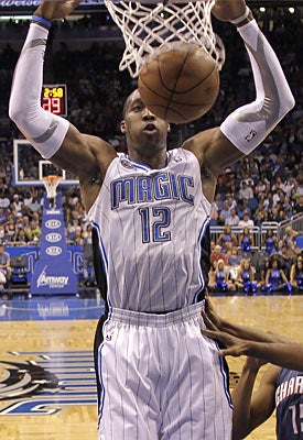 Don't look now, but Dwight Howard currently sits second in Ken Berger's MVP race. (AP)