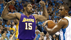 los angeles lakers, new orleans hornets