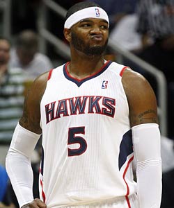Josh Smith has his ups (high) and his downs (low) for Atlanta. (US Presswire)