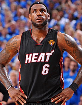 Forget about the triple-double. When the Heat need LeBron James late, he was nowhere to be found. (Getty Images)