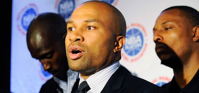 Weeks ago, NBPA prez Derek Fisher laid out a grim scenario when the commish saw progress. (Getty Images)