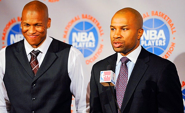 Derek Fisher (right) and the NBPA have yet another ultimatum to deal with from David Stern. (Getty Images)