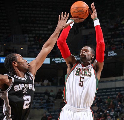 The Bucks get a major boost from Stephen Jackson, who provides 34 points and eight dimes. (Getty Images)