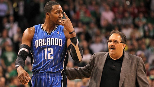 Whatever might be ailing the Magic has Dwight Howard pointing to the quickest exit. (Getty Images)