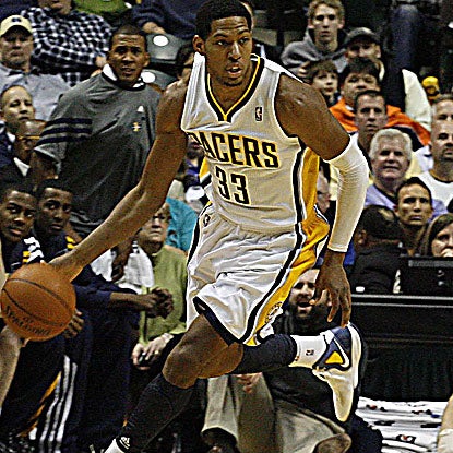 Danny Granger scores 12 of his 16 points in the fourth quarter to help the Pacers get past the Jazz.  (US Presswire)