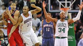 Yes, we have to sit through Wizards-Bobcats, but we also get to see Pierce pass Bird. 