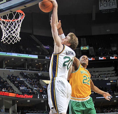 Gordon Hayward provides a game-high 23 points and also contributes five assists in the win over Memphis. (AP)