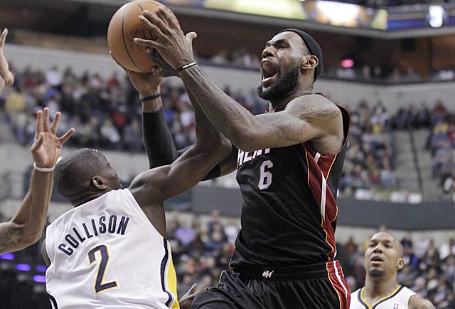 LBJ is no longer deferring to his teammates, and he's putting up historic numbers. (AP)