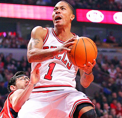 Derrick Rose shows no signs of rust in his return, scoring a game-high 23 points against the Hawks. (US Presswire)