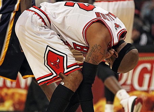 Injured vs. the Pacers, Rip Hamilton could miss his 24th game on Wednesday vs. the Bucks. (Getty Images)