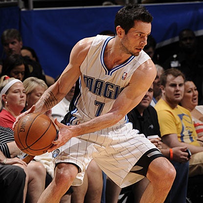 J.J. Redick contributes 18 points and a career-high nine assists to the Magic's win against the Pacers.  (Getty Images)
