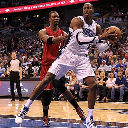 In possibly his final home game with the Magic, Dwight Howard records his eighth 20-20 of the season in their victory. (Getty Images)