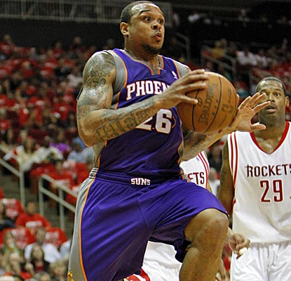 With 10 points, Shannon Brown is one of six Suns to score in double digits against the Rockets.  (US Presswire)