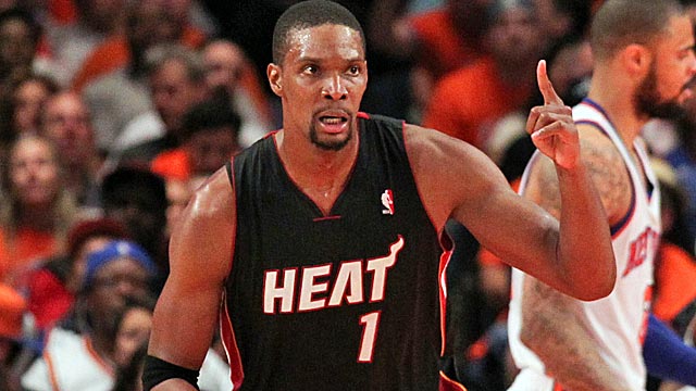 Lost in all the coexisting talk is Chris Bosh, who continues to sacrifice his offense in Miami. (US Presswire)