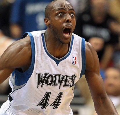 Anthony Tolliver and the Wolves have lost 11 straight and their last 27 games in April.  (US Presswire)